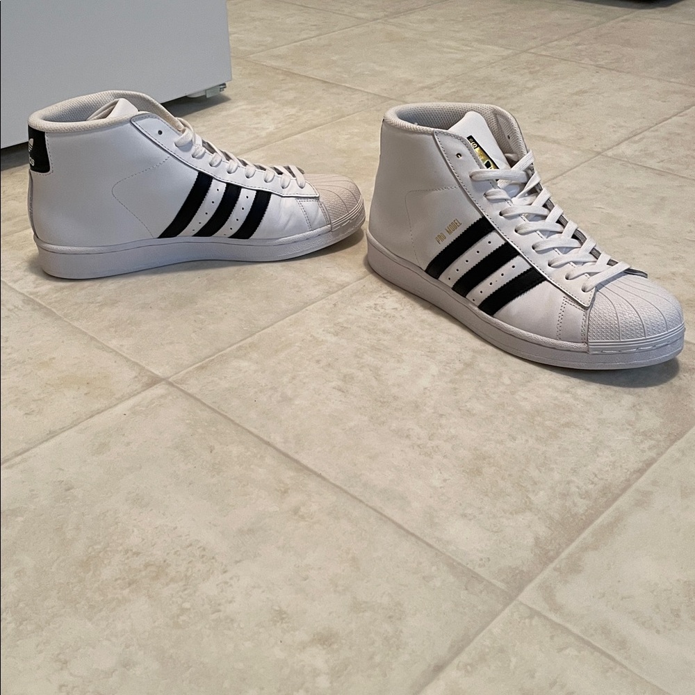 Adidas Pro Model high top shoes mens size 10 - Picture 13 of 16
